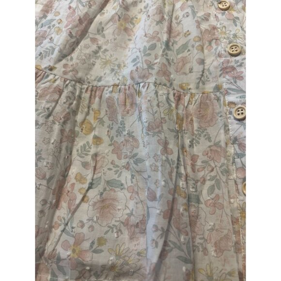Catharine Malandrino Dress Girls Size 2T Floral Dainty Boho Spring Summer Lined - Picture 4 of 6